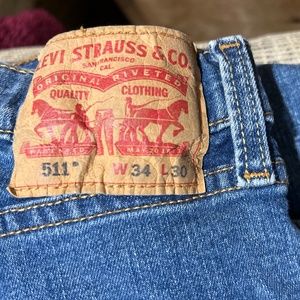 Levi’s men’s 511  34. 30